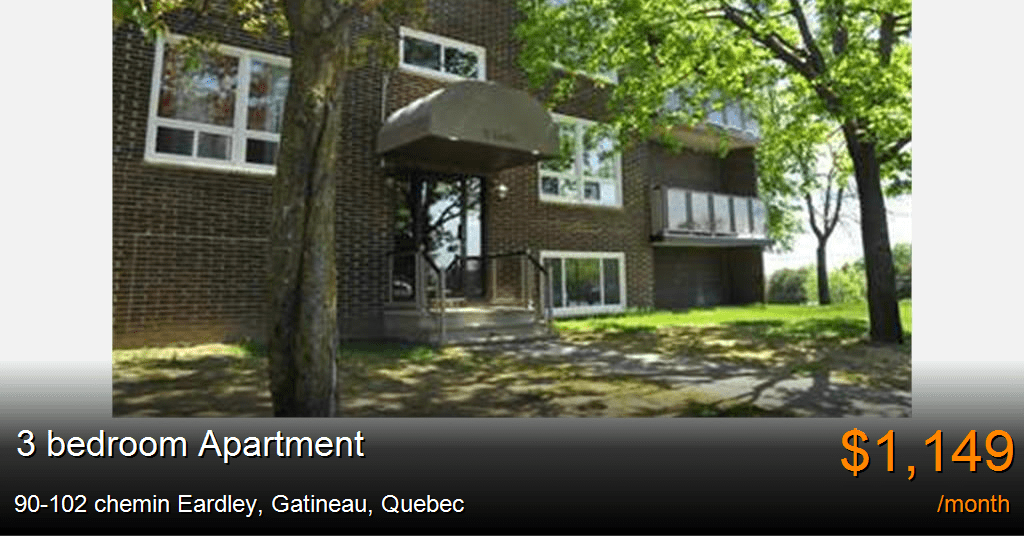 90102 chemin Eardley, Gatineau Apartment for Rent