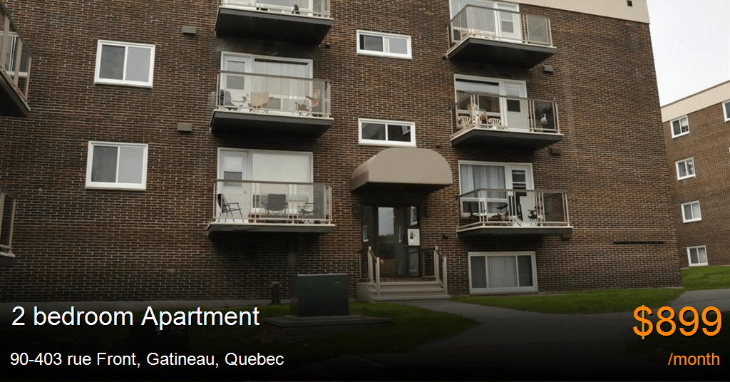 90403 rue Front, Gatineau Apartment for Rent