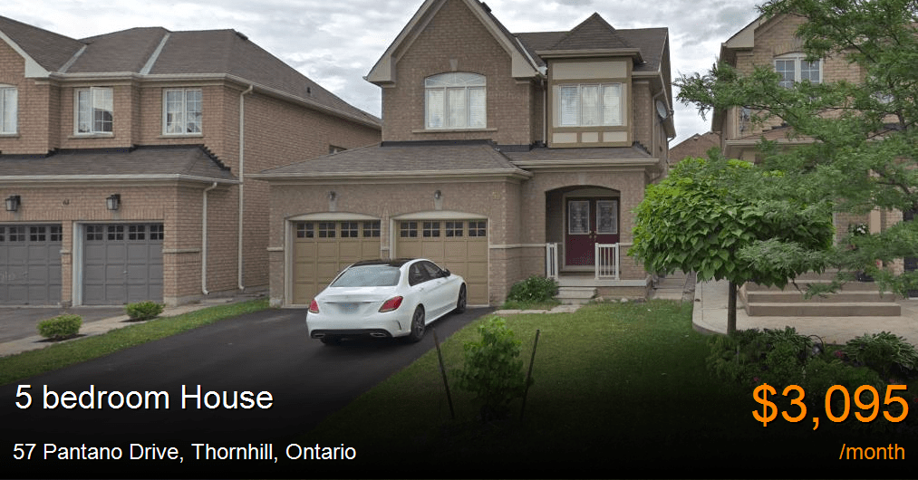 57 Pantano Drive, Thornhill House for Rent