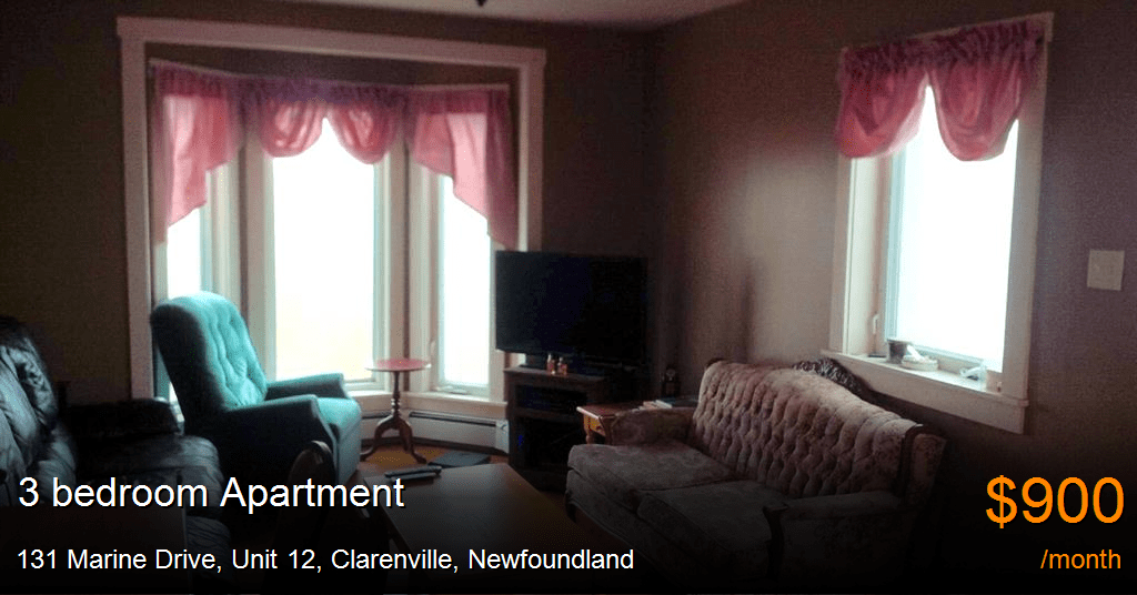 131 marine drive, unit 12, clarenville Apartment for Rent