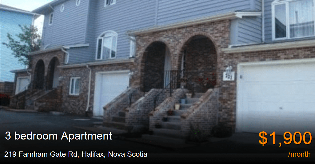 219 farnham gate rd, halifax Apartment for Rent