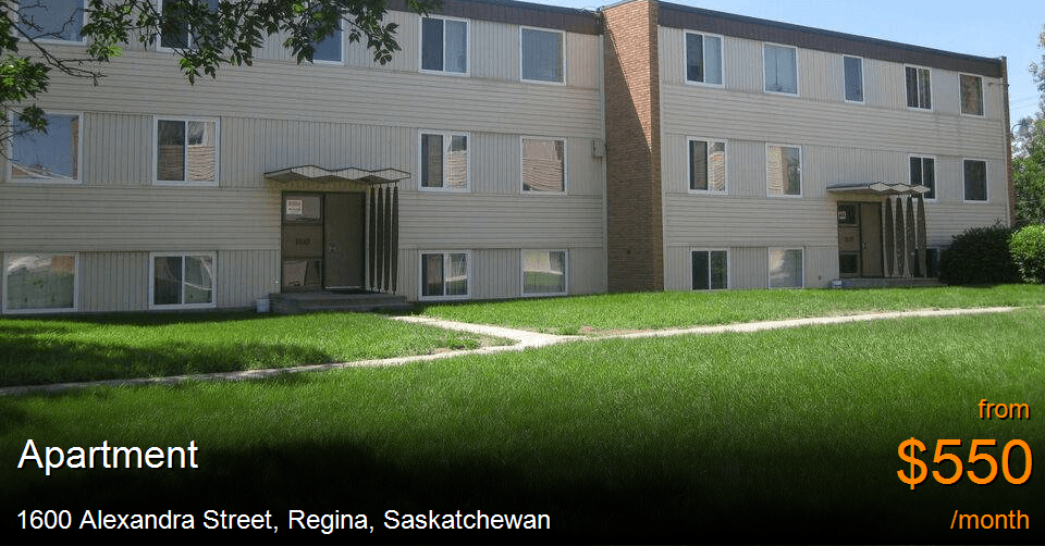 1600 alexandra street, regina Apartment for Rent