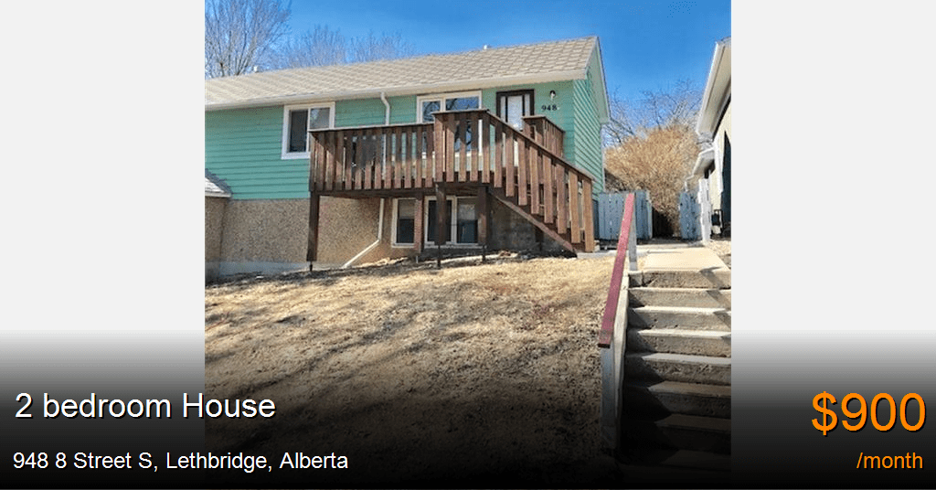 948 8 street s, lethbridge House for Rent