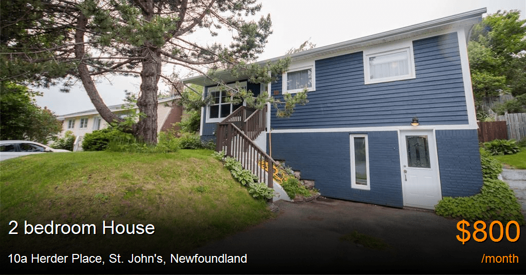 10a herder place, st. john's House for Rent