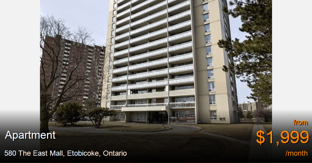 580 The East Mall, Etobicoke Apartment for Rent