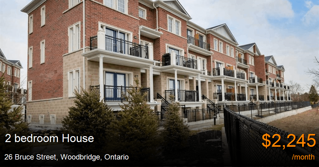 26 Bruce Street, Woodbridge House for Rent B96786