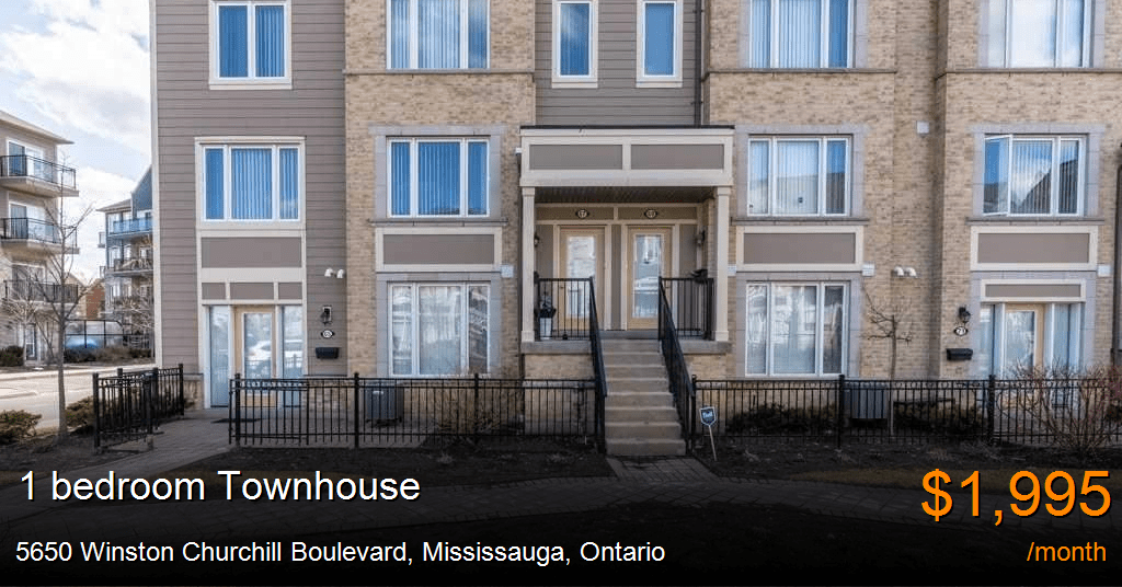 5650 Winston Churchill Boulevard, Mississauga Townhouse for Rent