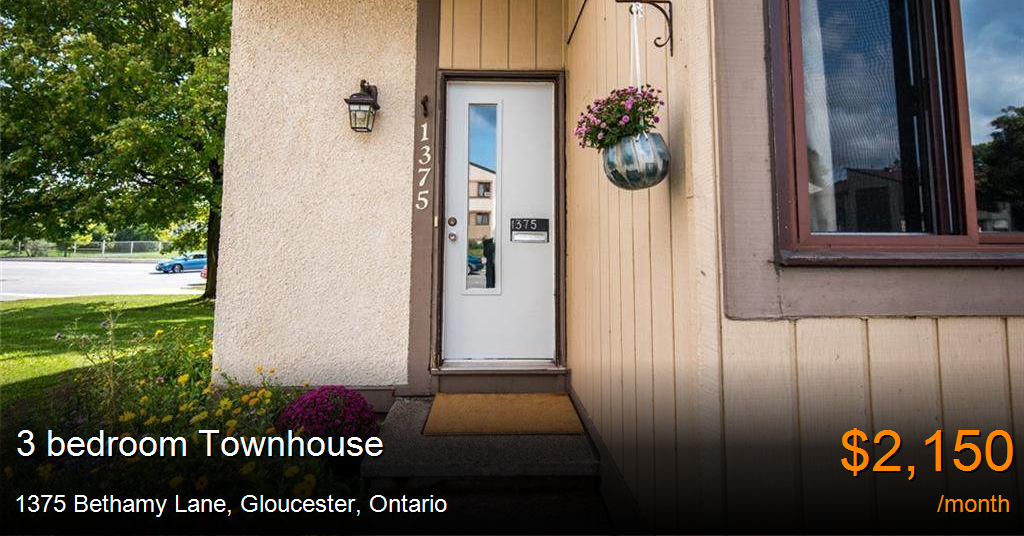 1375 Bethamy Lane, Gloucester Townhouse for Rent