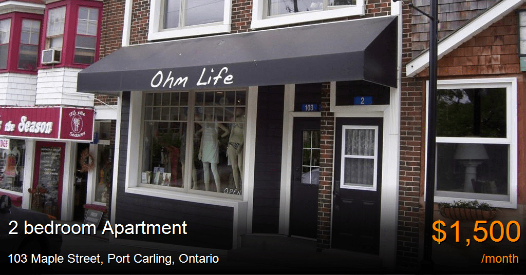 103 maple street, port carling Apartment for Rent