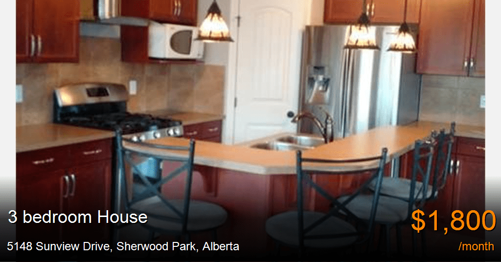 5148 sunview drive, sherwood park House for Rent