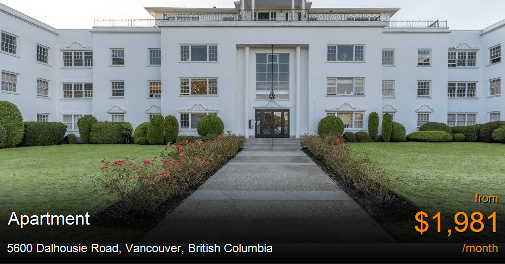 5600 Dalhousie Road, Vancouver Apartment for Rent