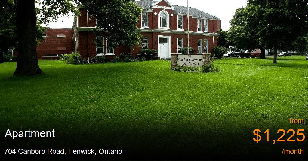 704 Canboro Road, Fenwick Apartment for Rent