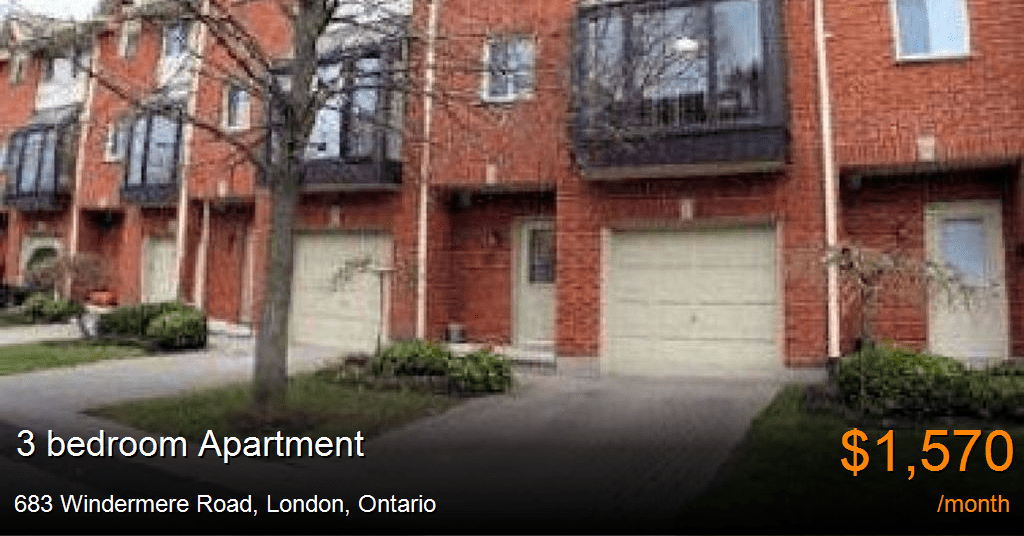 683 Windermere Road, London Apartment for Rent