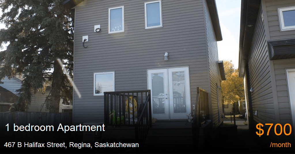 467 b halifax street, regina Apartment for Rent