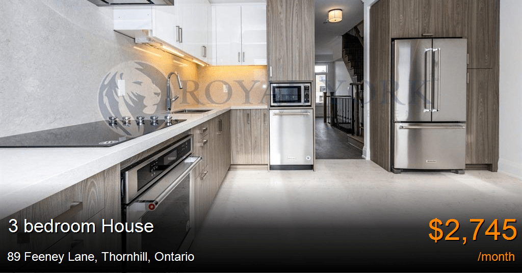 89 Feeney Lane, Thornhill House for Rent