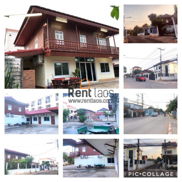 For rent house / office near the place thatluang RentLaos Real Estate