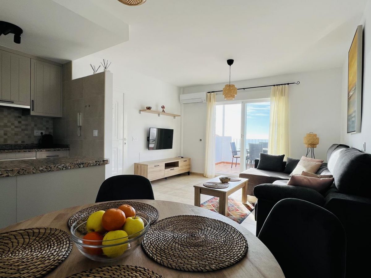 Apartment for Winter Rental in Mojacar Playa, Costa de Almeria, 2 bedrooms Ref M14OR