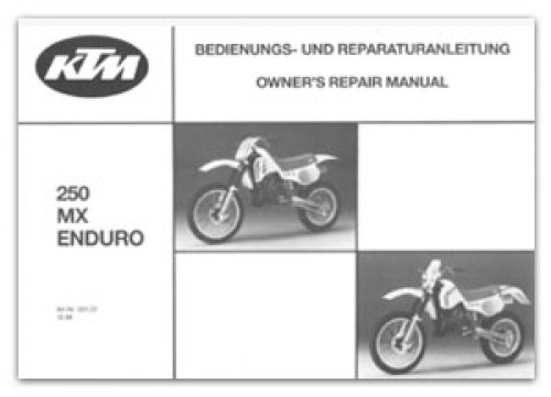 KTM Service Repair Manuals Kristofsx.com