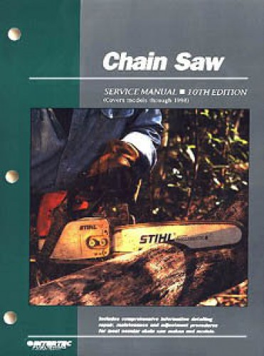 Chain Saw Repair Service Manual thru 1998 – 10th Edition