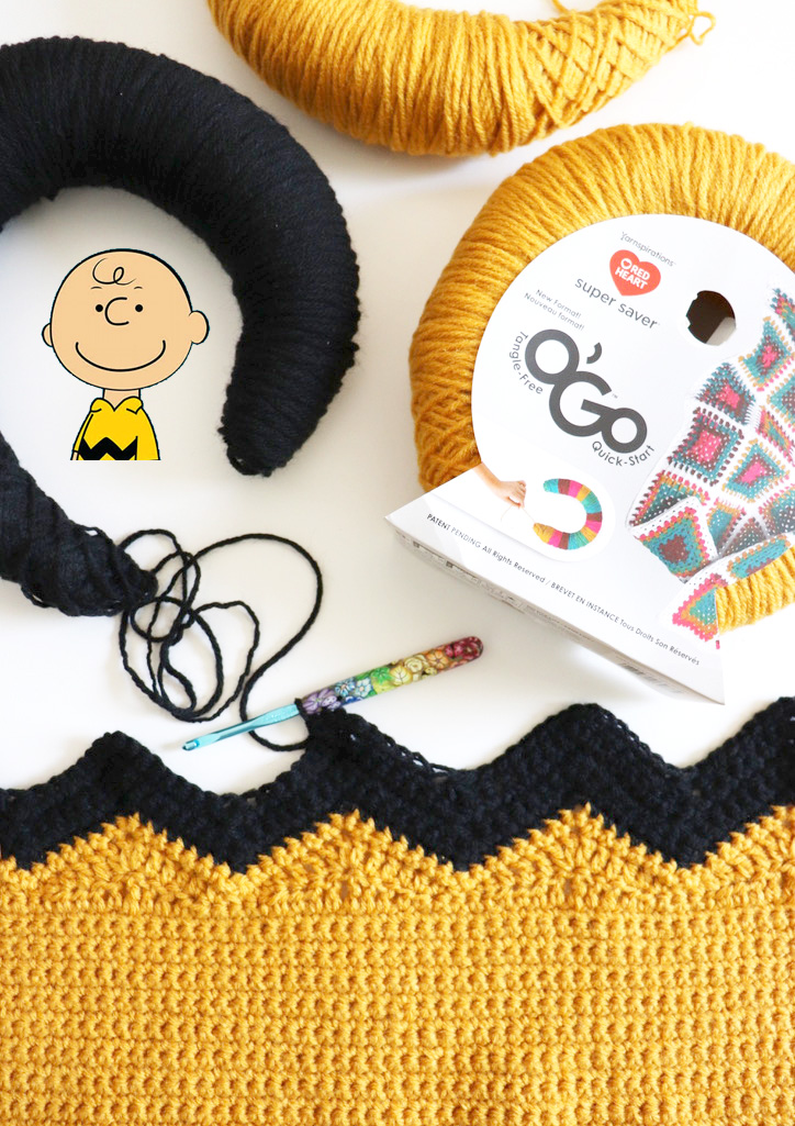 Charlie Brown Chevron Crochet Blanket Repeat Crafter Me