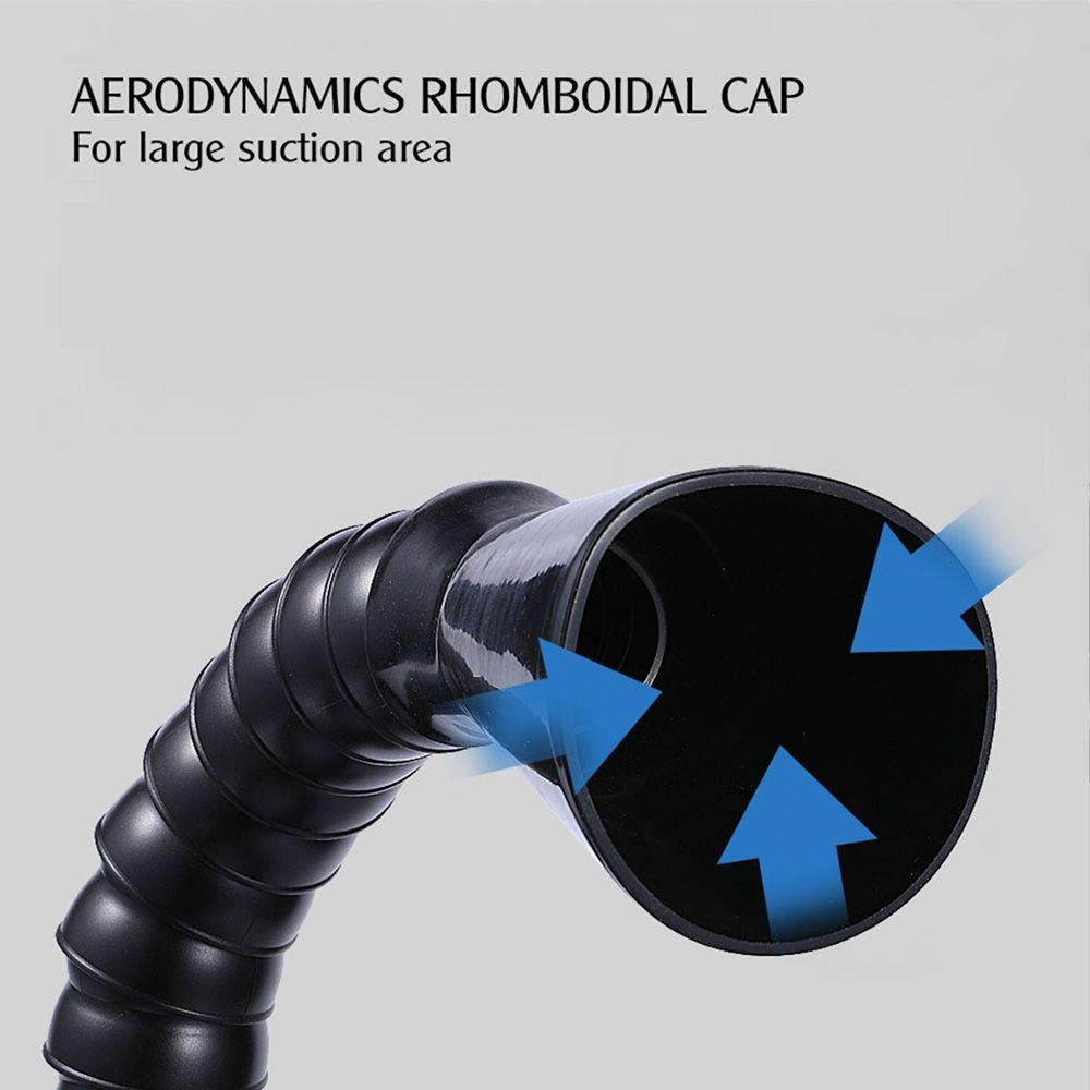 Portable Smoke Fume Extractor Variable Power Triple Filter Absorber