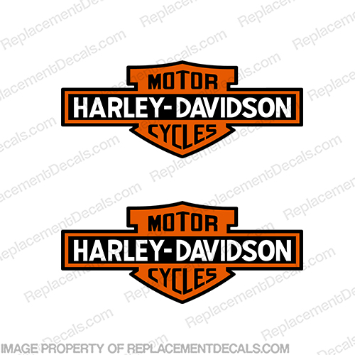 HarleyDavidson Fuel Tank Motorcycle Decals (Set of 2) Style 18