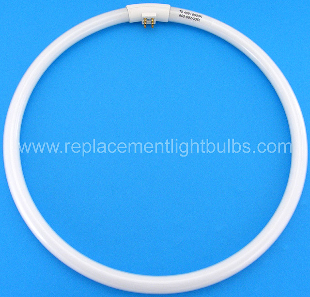 FC40T5/865 40W T5 6500K Bright White Daylight Circular Fluorescent Light Bulb, Replacement Lamp