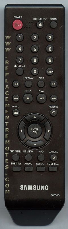 Buy SAMSUNG AK59-00054D 00054D -AK5900054D DVD Player Remote Control
