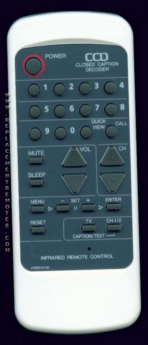 Buy ORION 076R074100 TV TV Remote Control