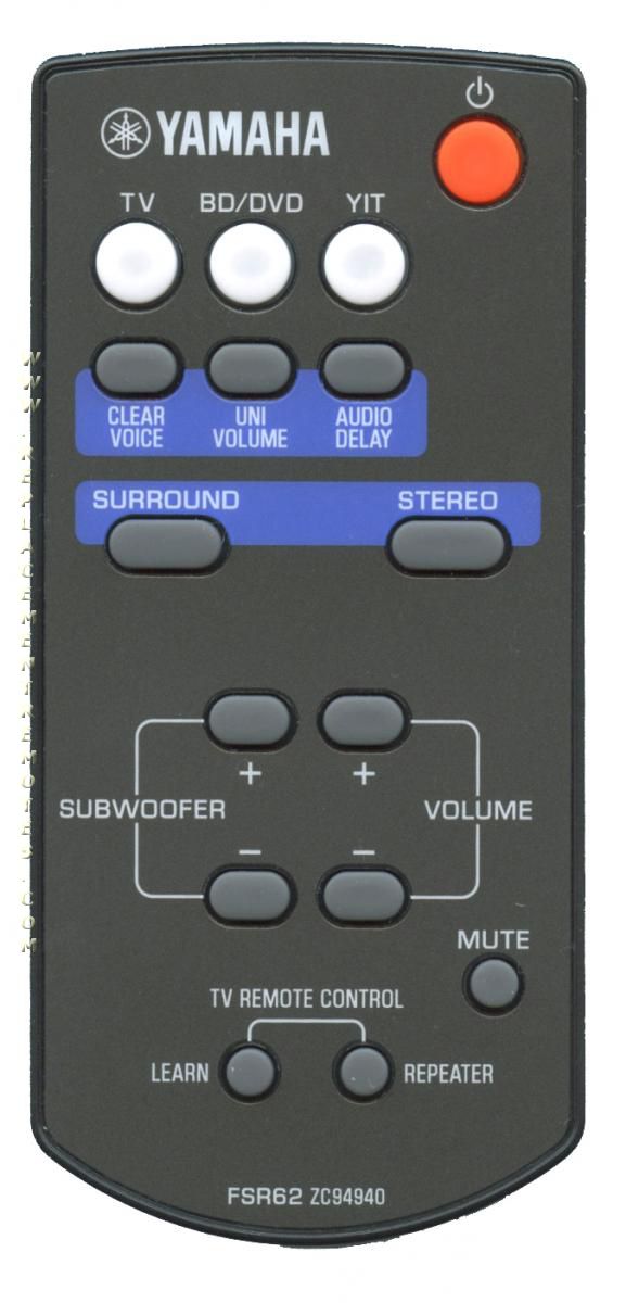Buy YAMAHA FSR62 ZC949400 Sound Bar System Remote Control
