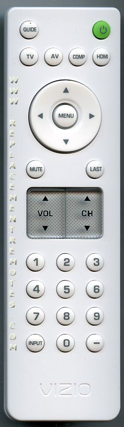 Buy VIZIO VR2/GreenWhite -098003053110 TV Remote Control