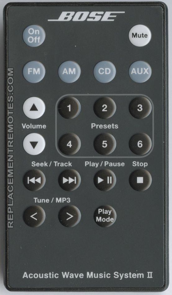 Buy BOSE Acoustic Wave Music System II AWMS2 Audio System Remote Control