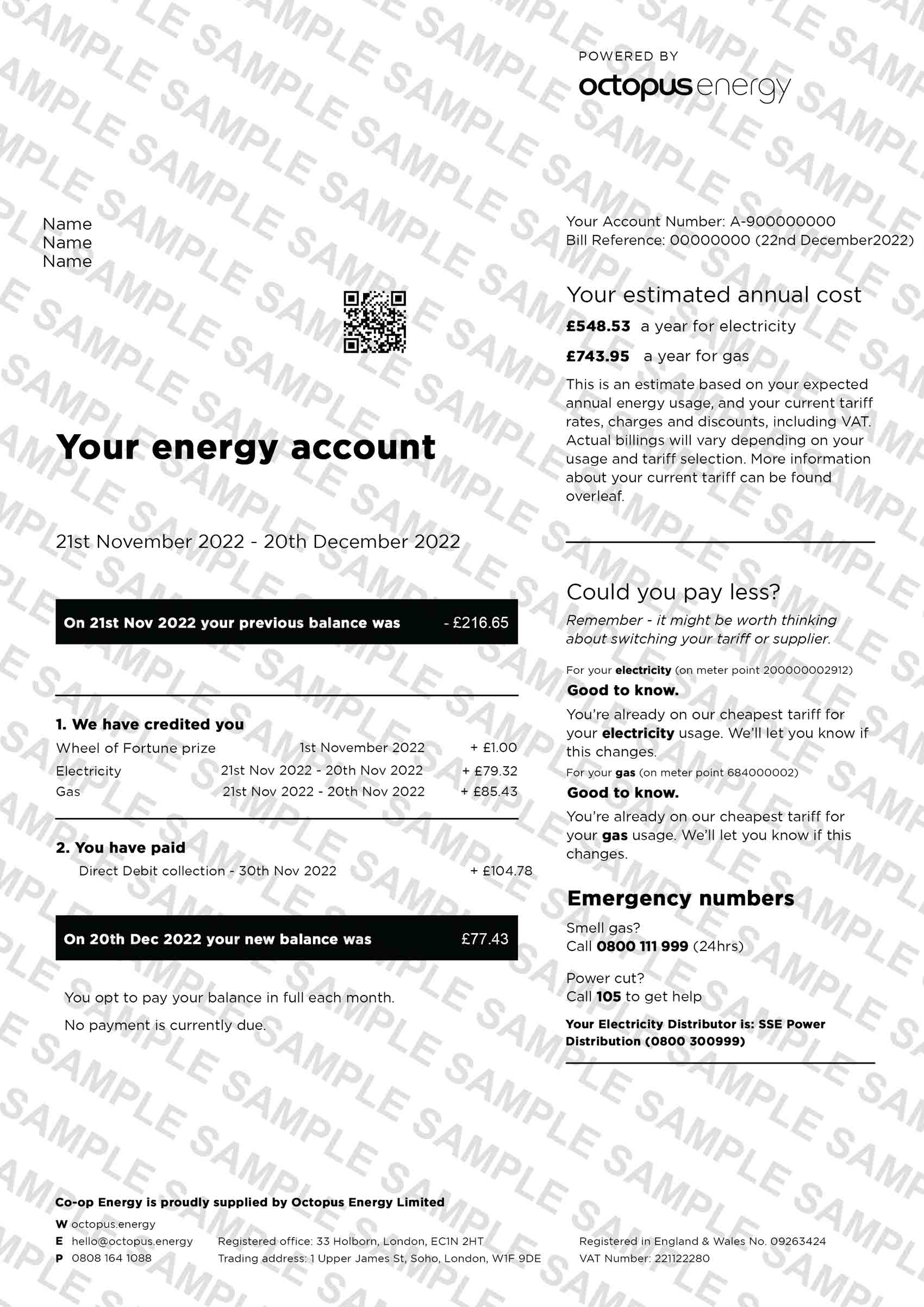 Create Fake CoOp Energy Bills ReplaceYoyrDocs