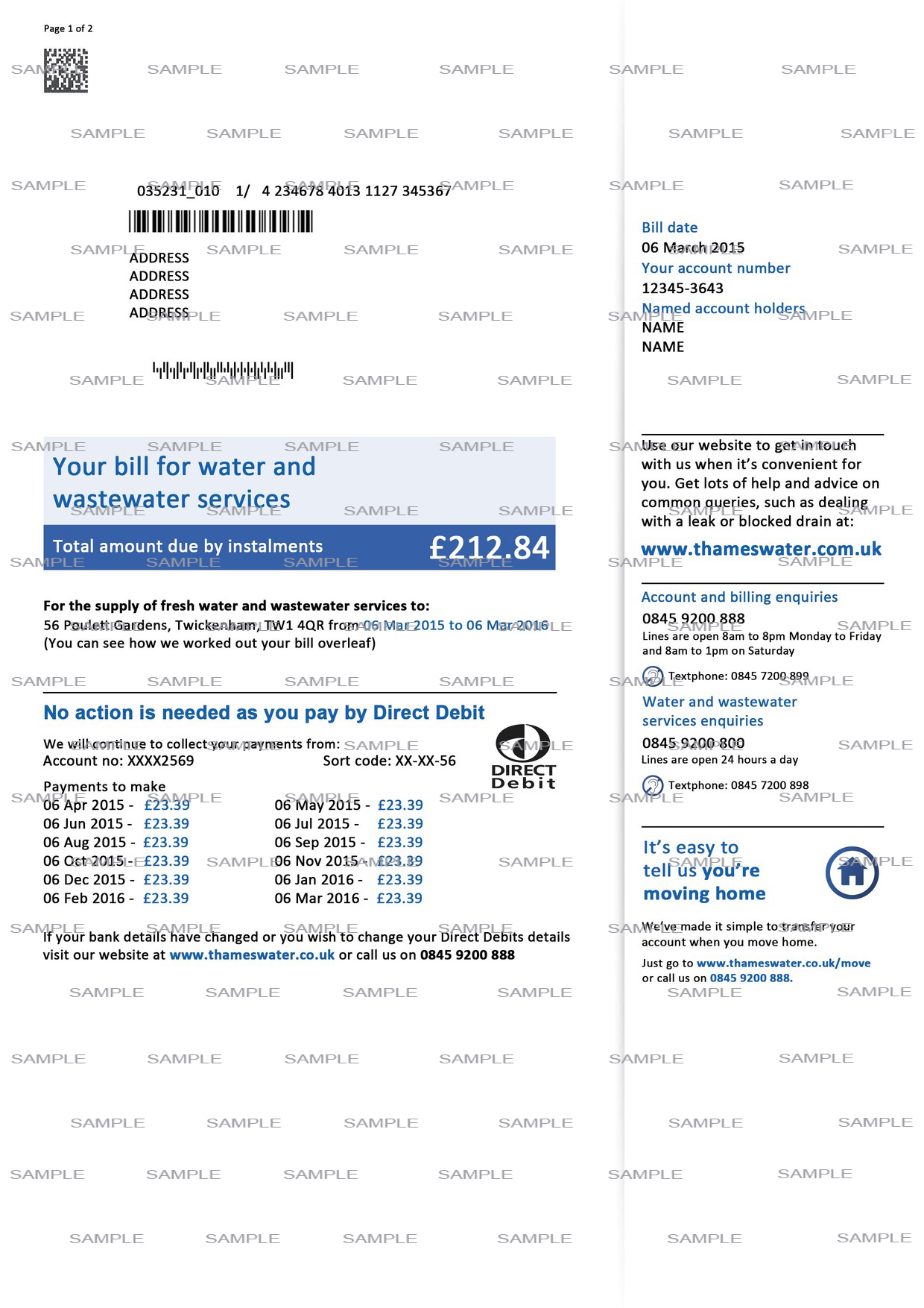 Example Replacement Documents & Sample Letters