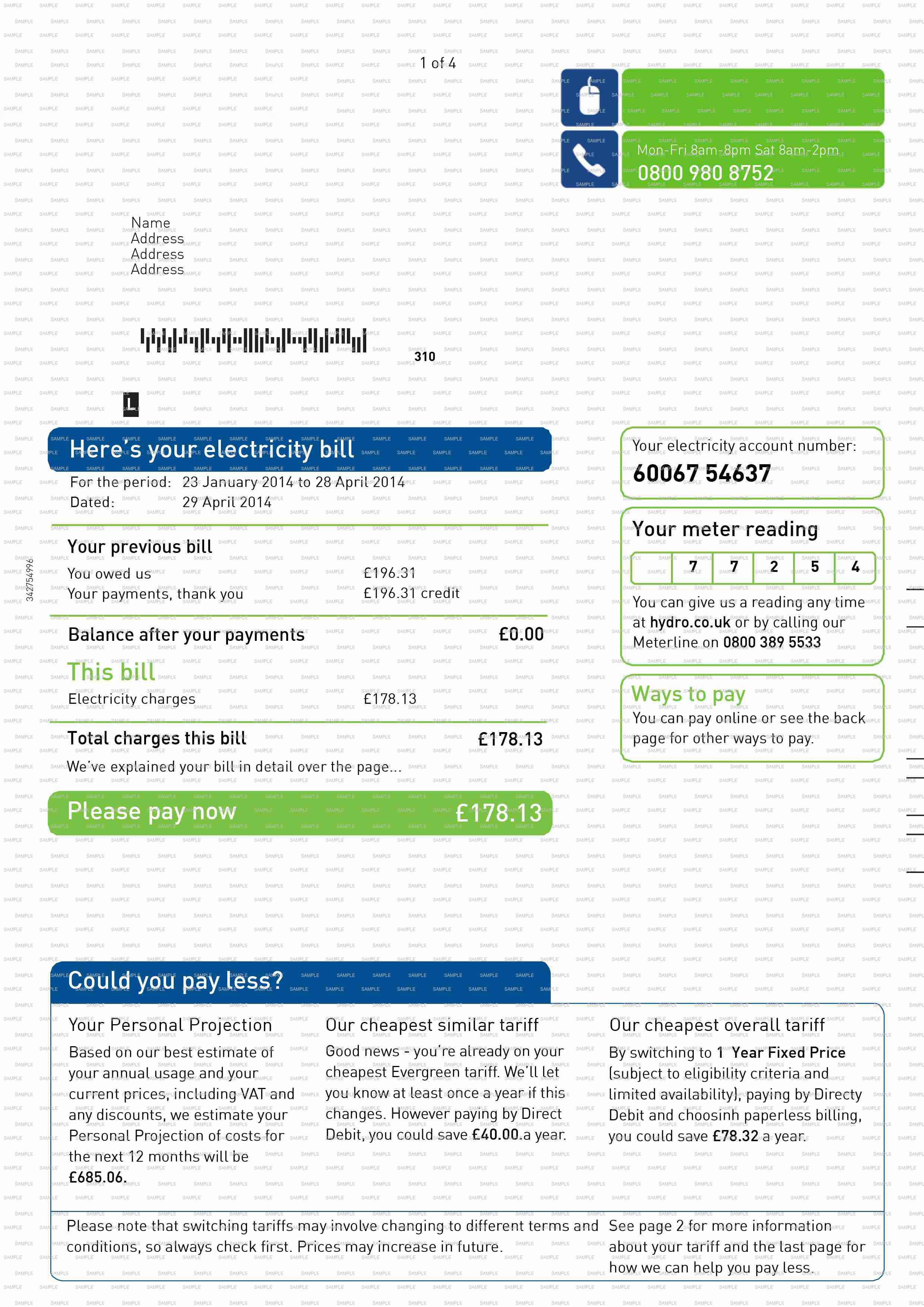 Example Replacement Documents & Sample Letters