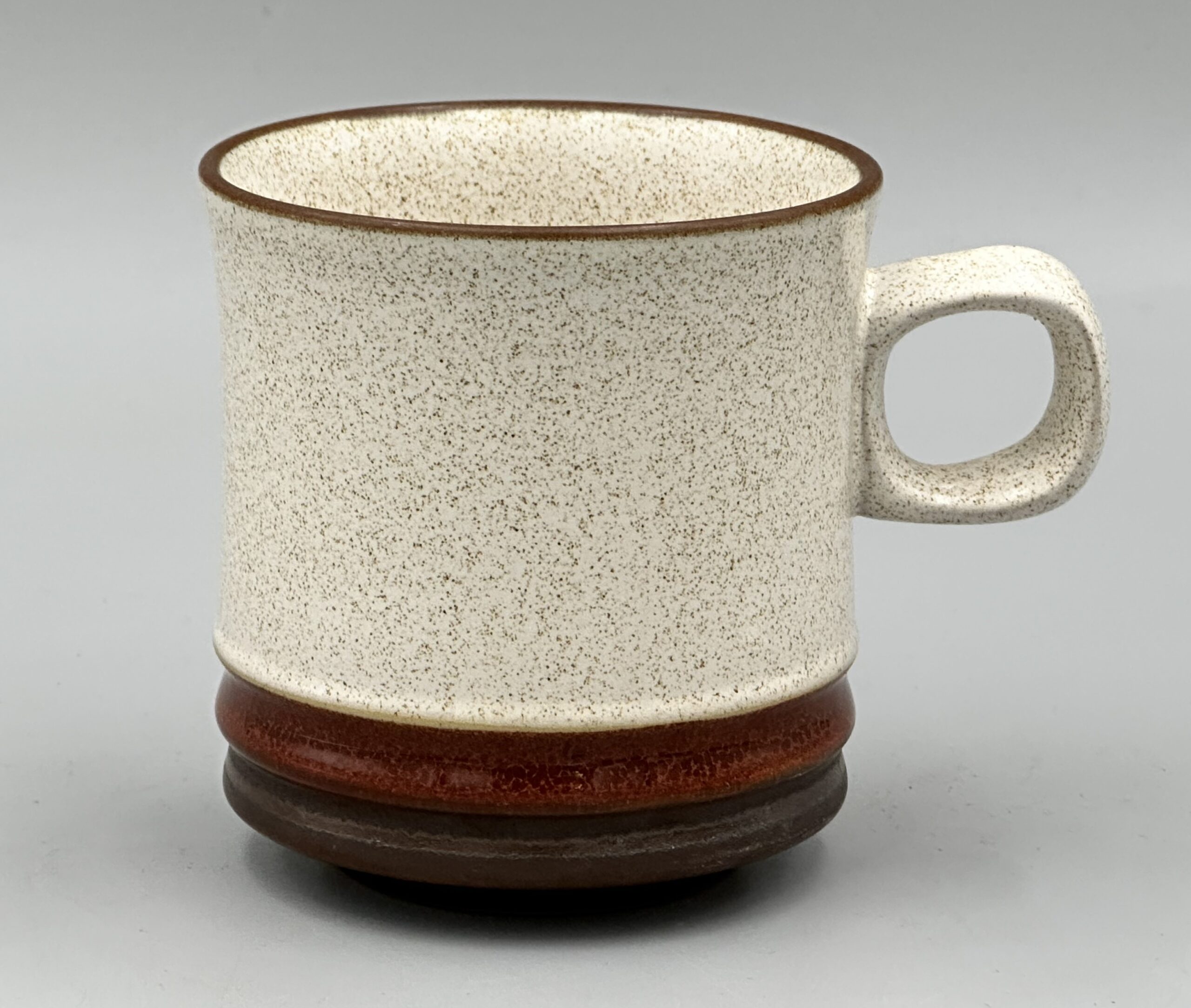 Denby Stoneware Potters Wheel Tan Center Handled Mug. Replace Your