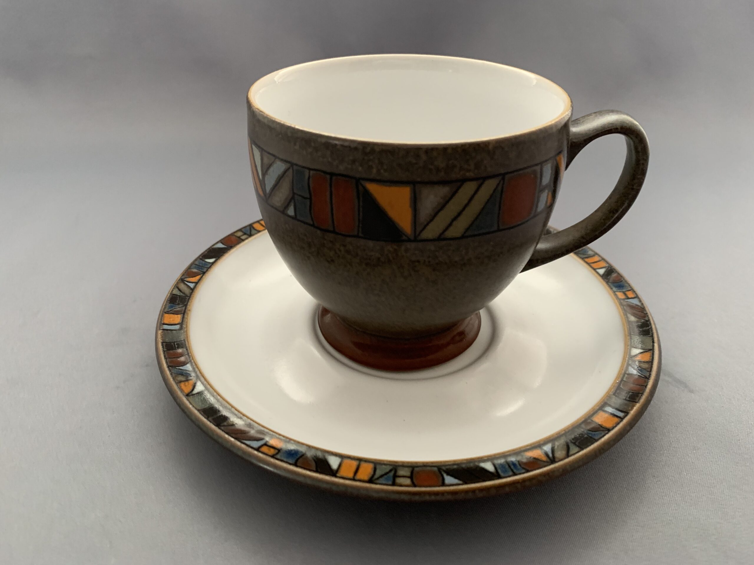 Denby Stoneware Marrakesh Tea Cup and Saucer. Replace Your Plates