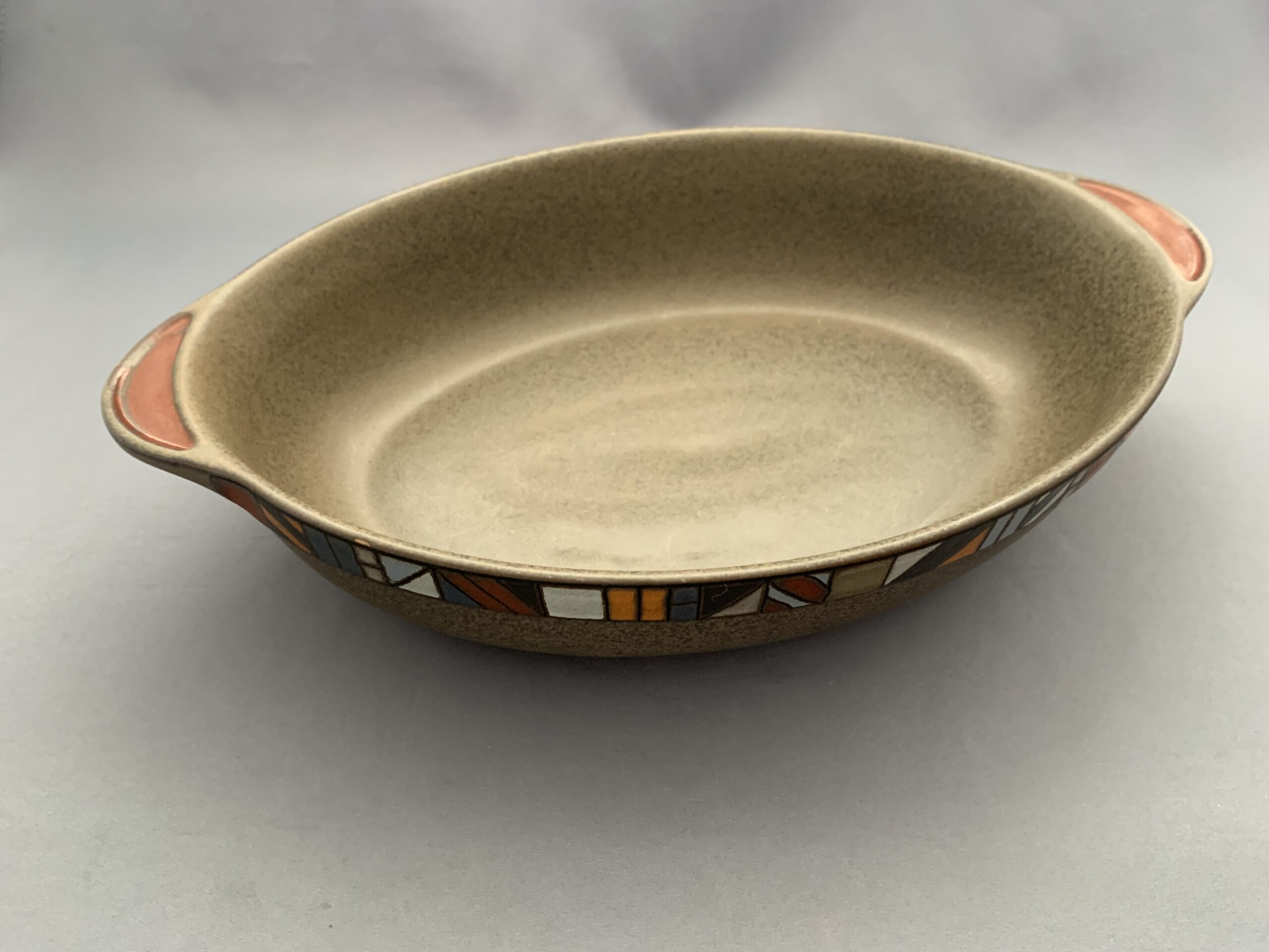 Denby Stoneware Marrakesh 12,3/4″ Eared Oval Serving Dish. Replace