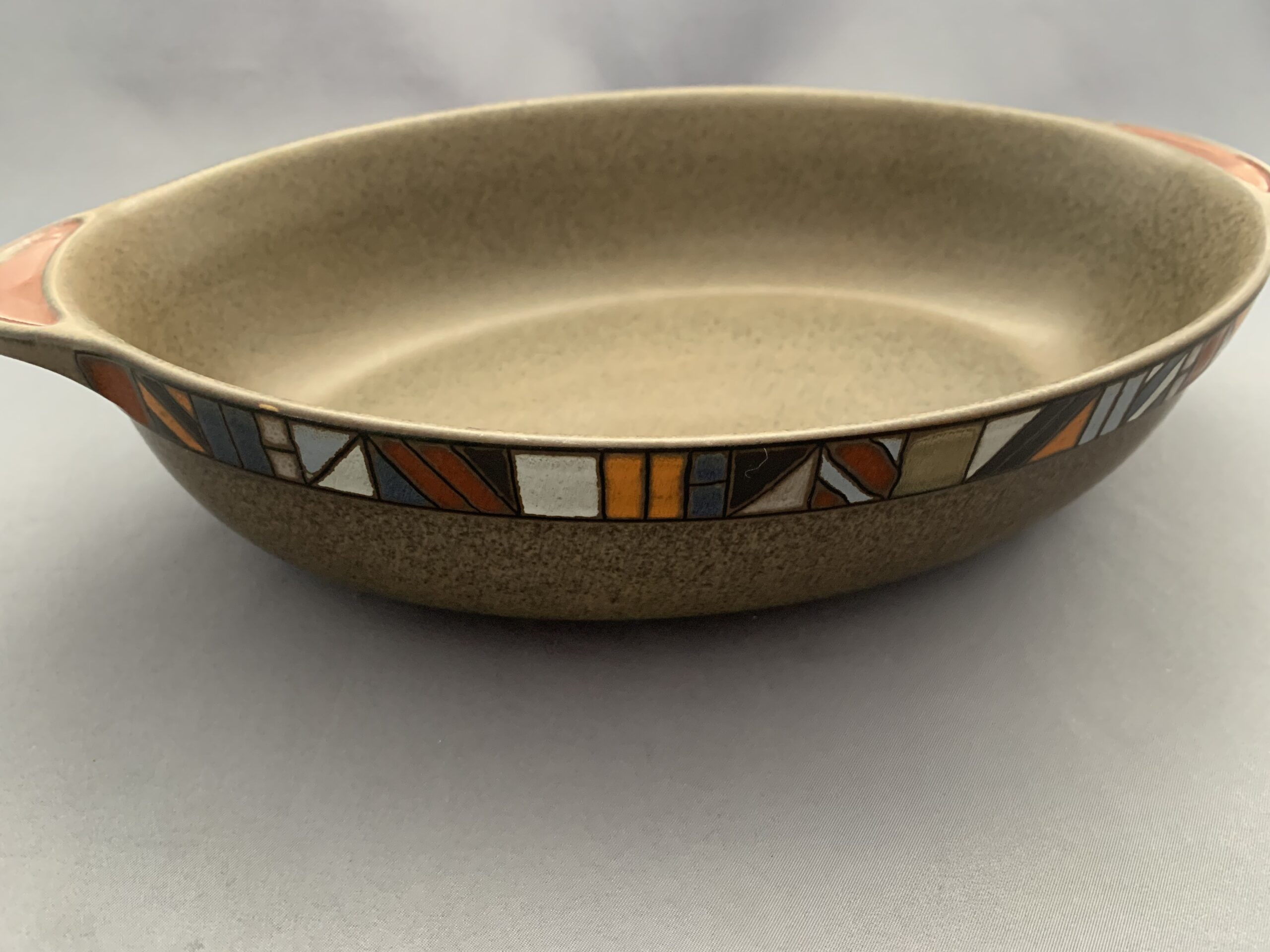 Denby Stoneware Marrakesh 12,3/4″ Eared Oval Serving Dish. Replace