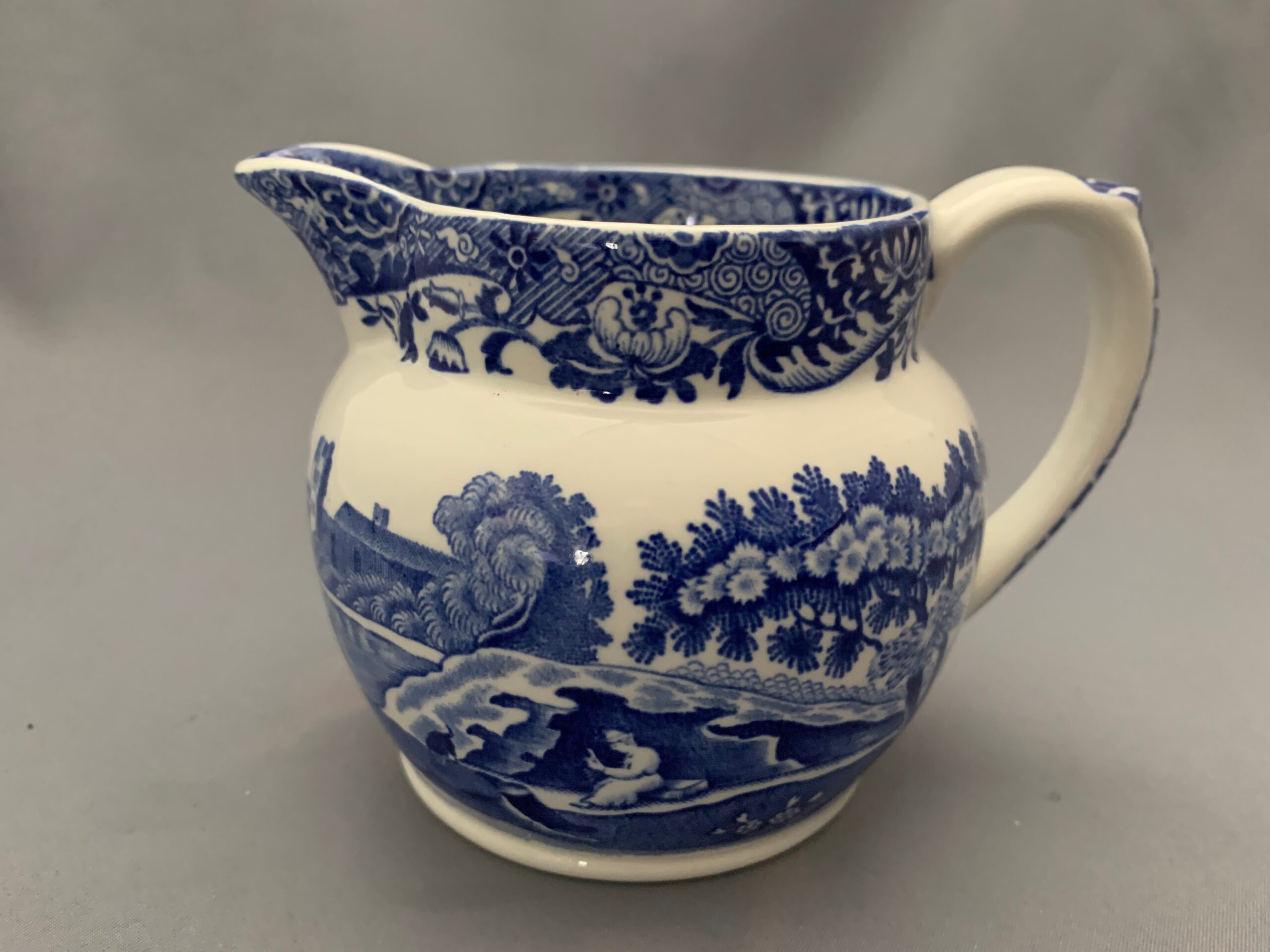 Spode Blue Italian 1/2 pint Milk Jug. Replace Your Plates