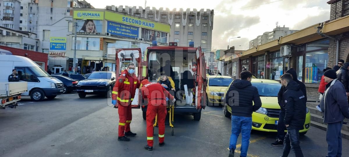 O femeie a leșinat, în piața din Tomis 3