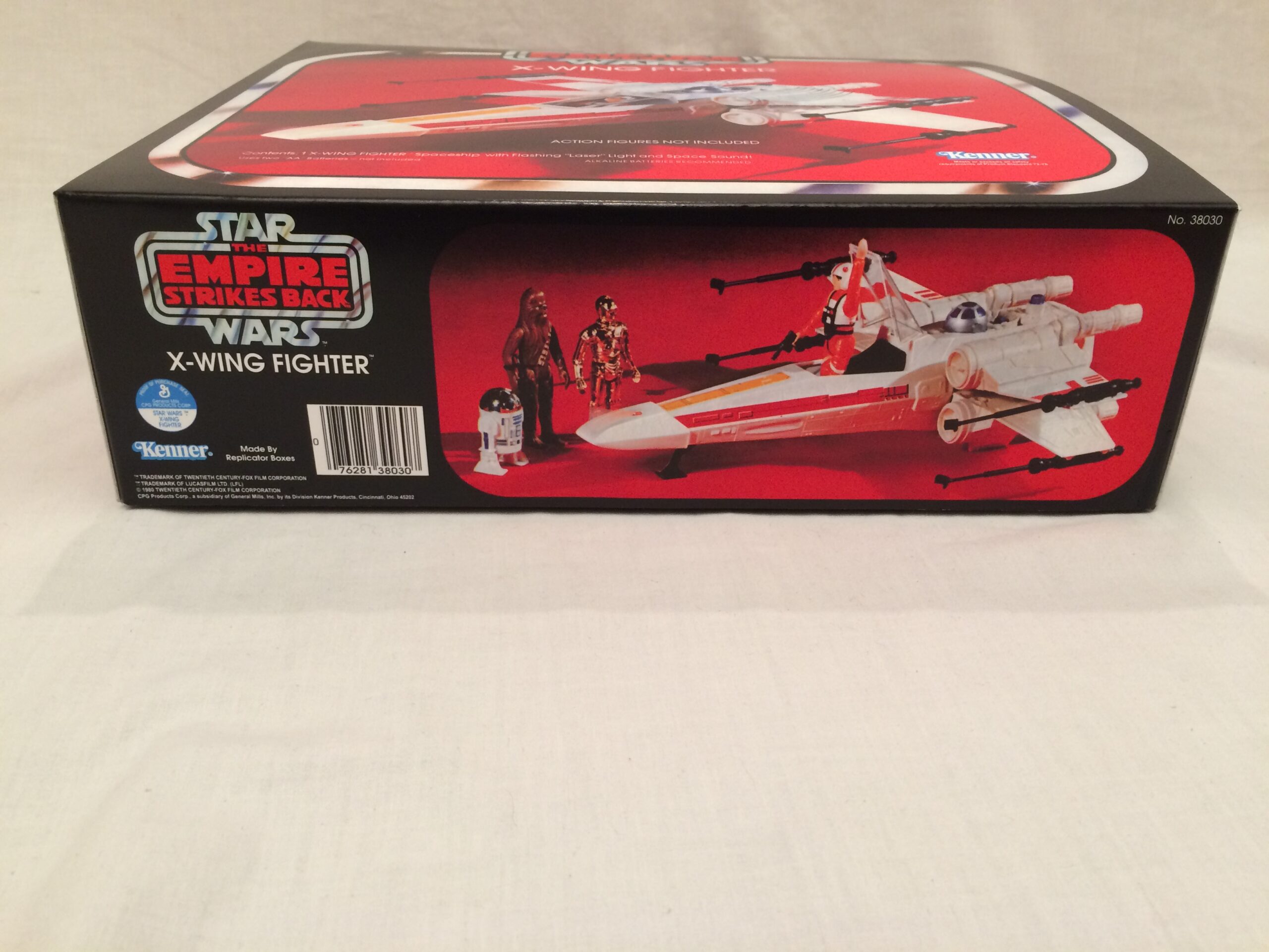 Replacement Vintage Star Wars The Empire Strikes Back XWing box and