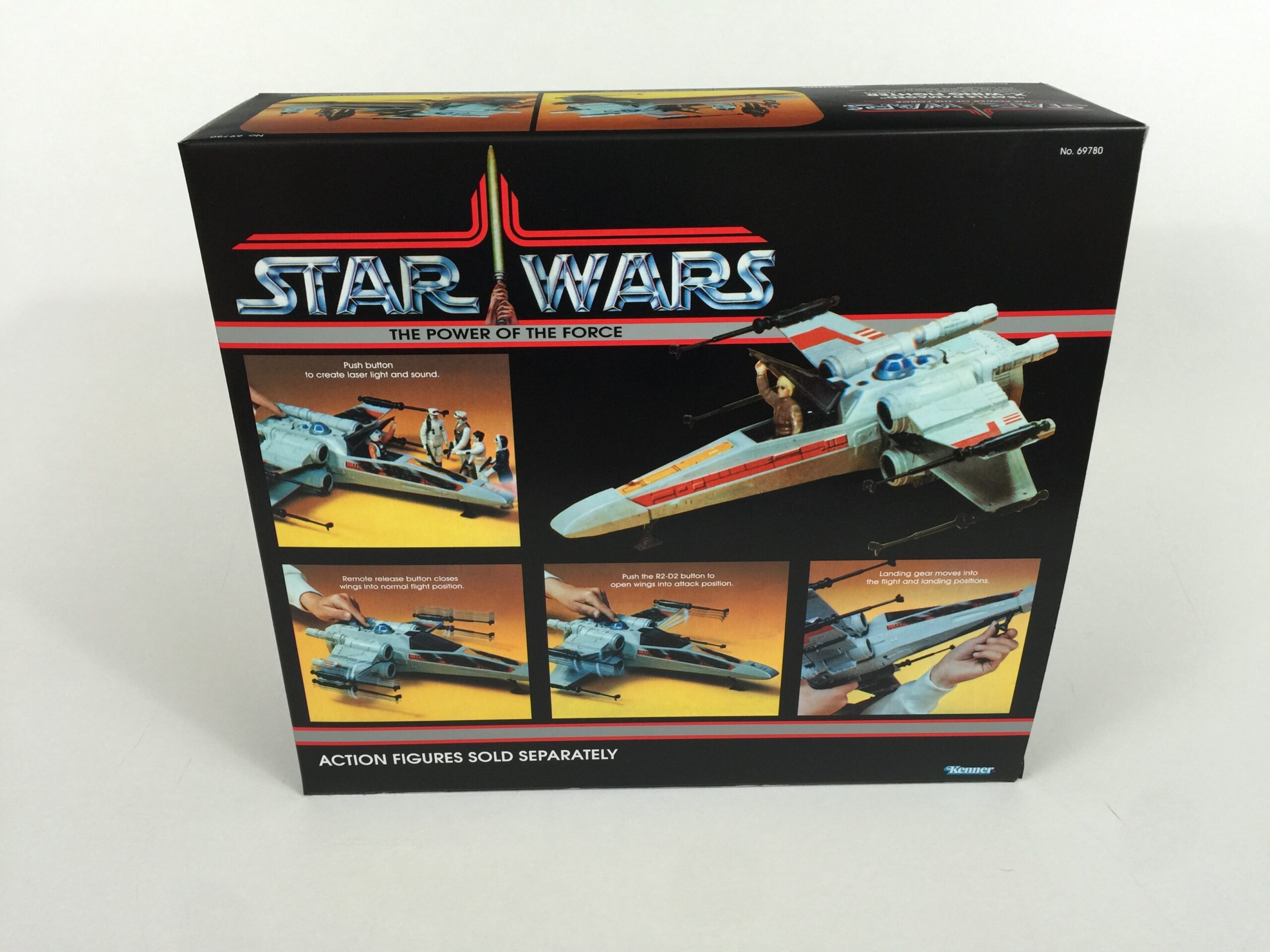 Reproduction Prototype Vintage Star Wars The Power Of The Force XWing