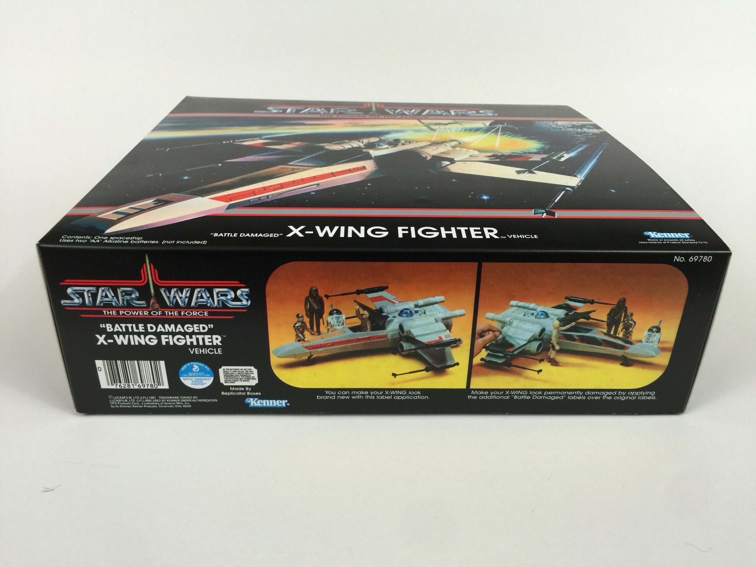 Reproduction Prototype Vintage Star Wars The Power Of The Force XWing