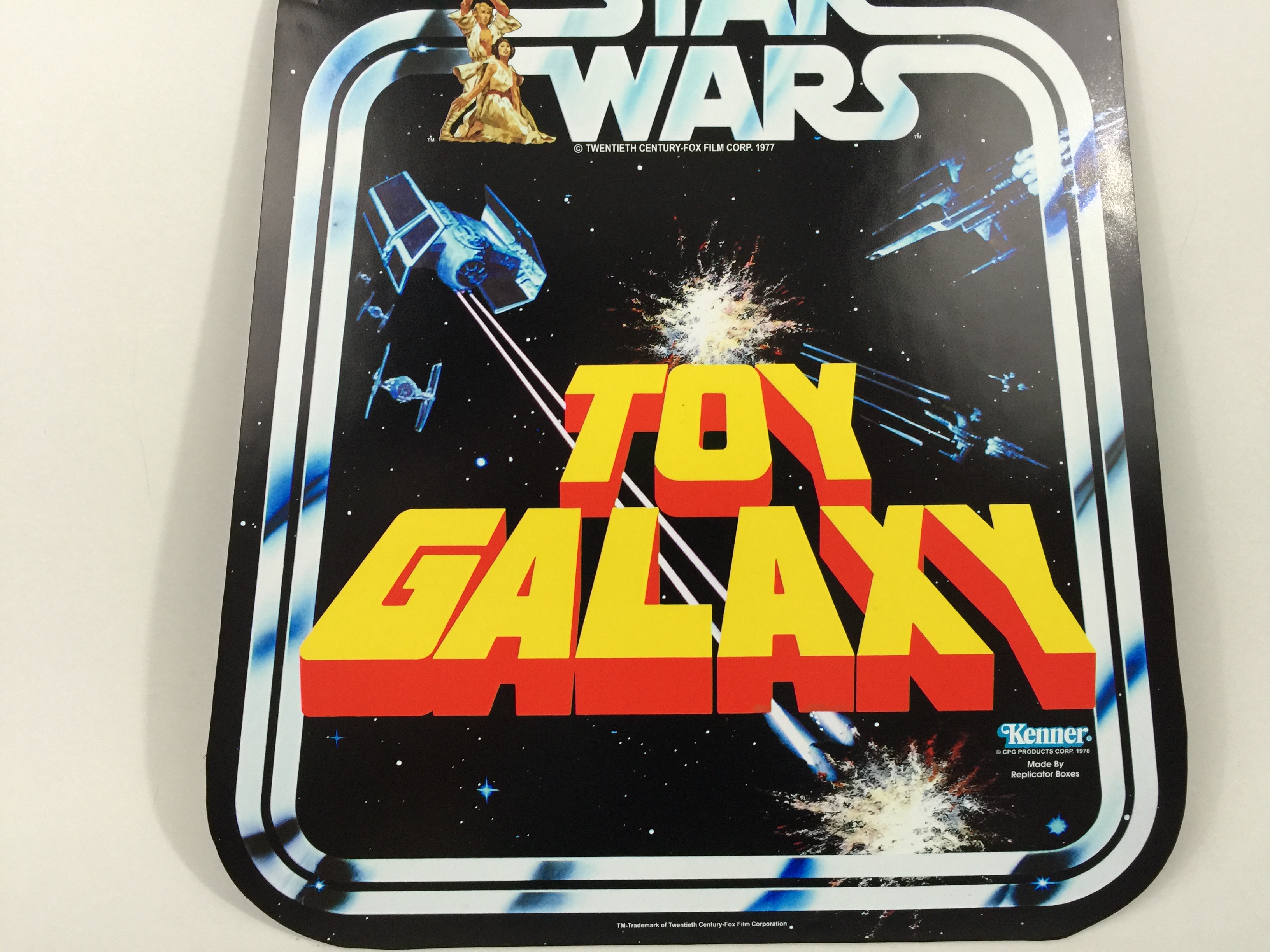 Replacement Vintage Star Wars Toy Galaxy shop / store display double