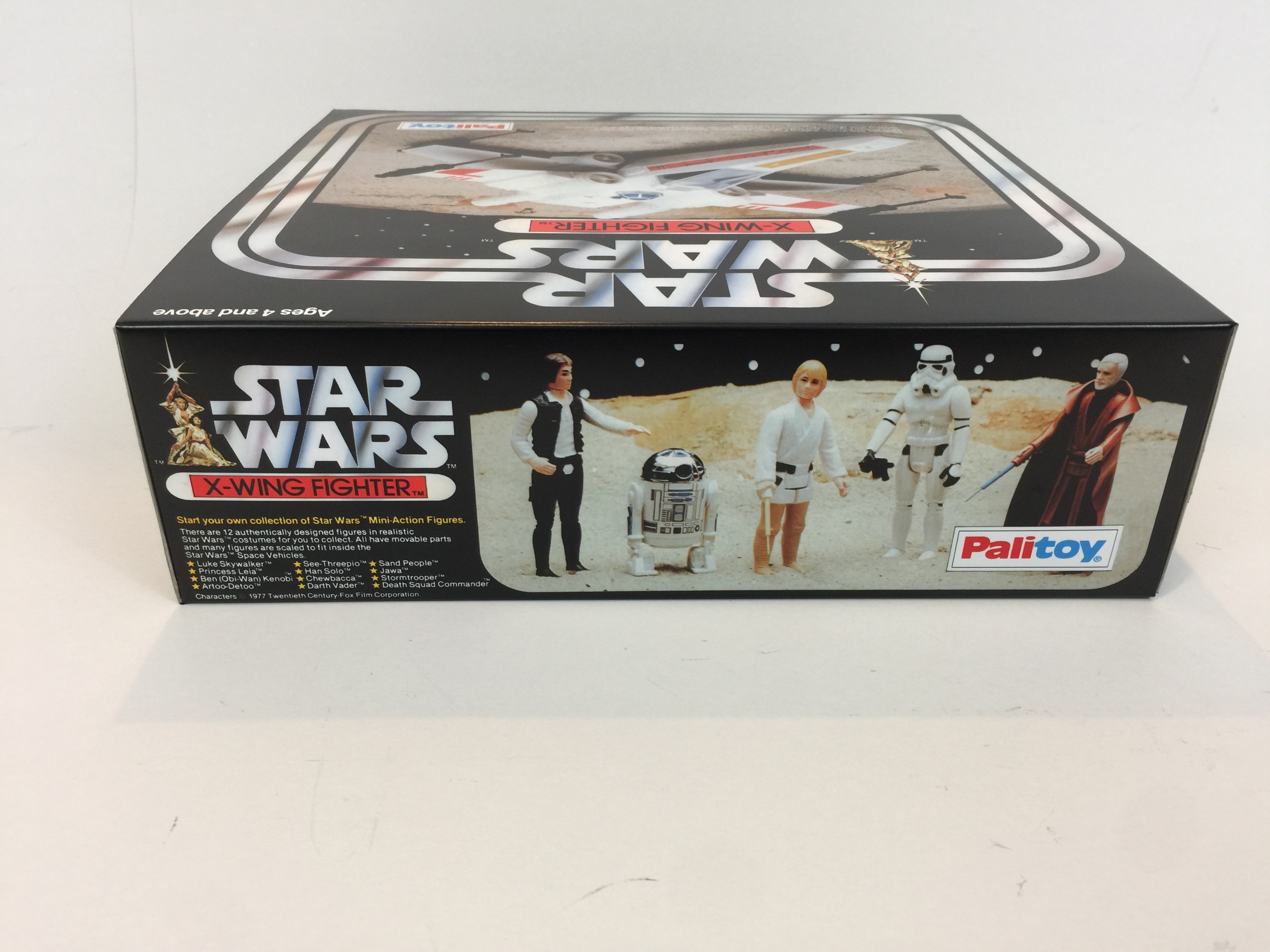 Replacement Vintage Star Wars Palitoy XWing box and inserts