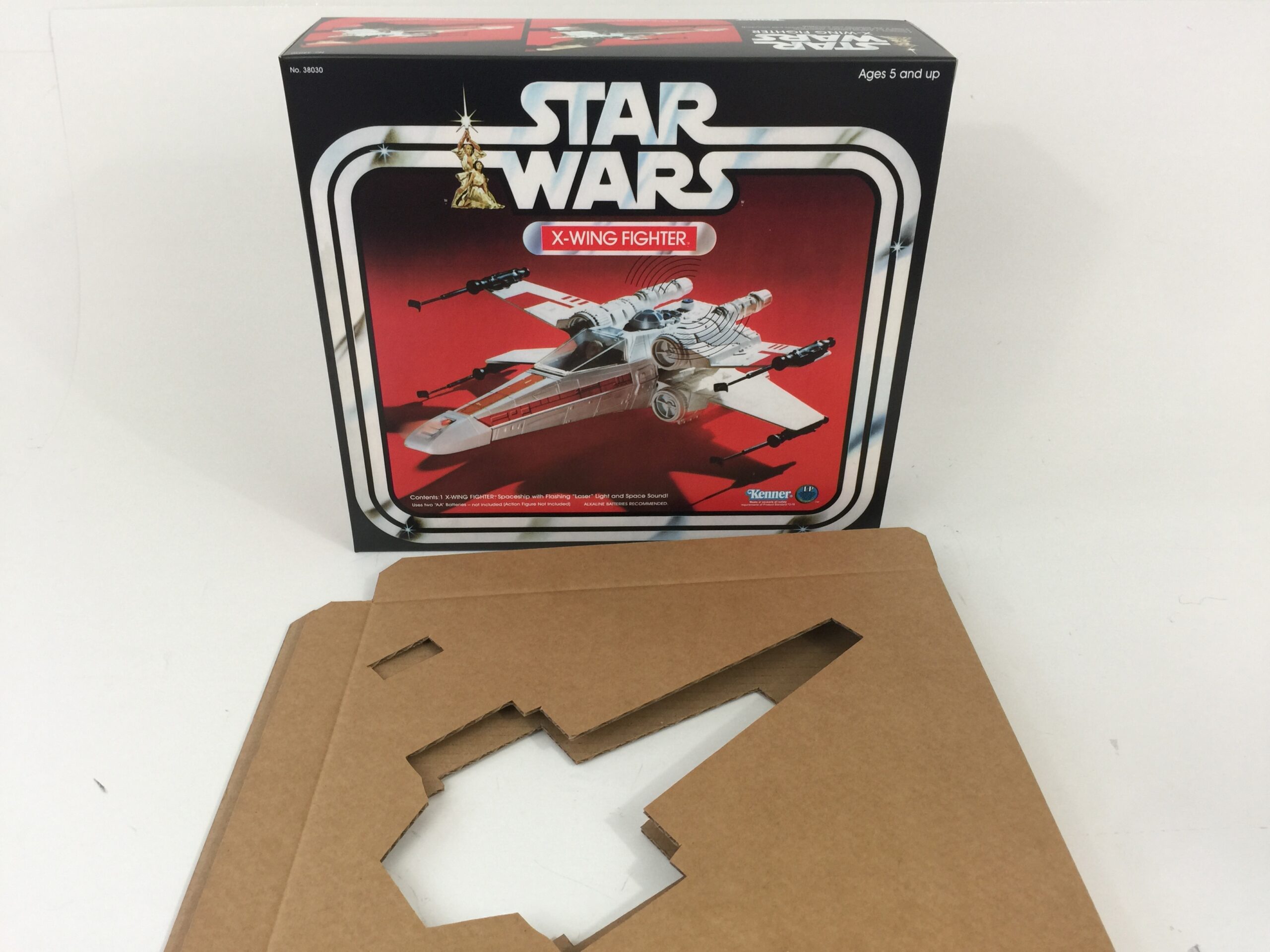 Replacement Vintage Star Wars 2nd Edition Xwing box and inserts
