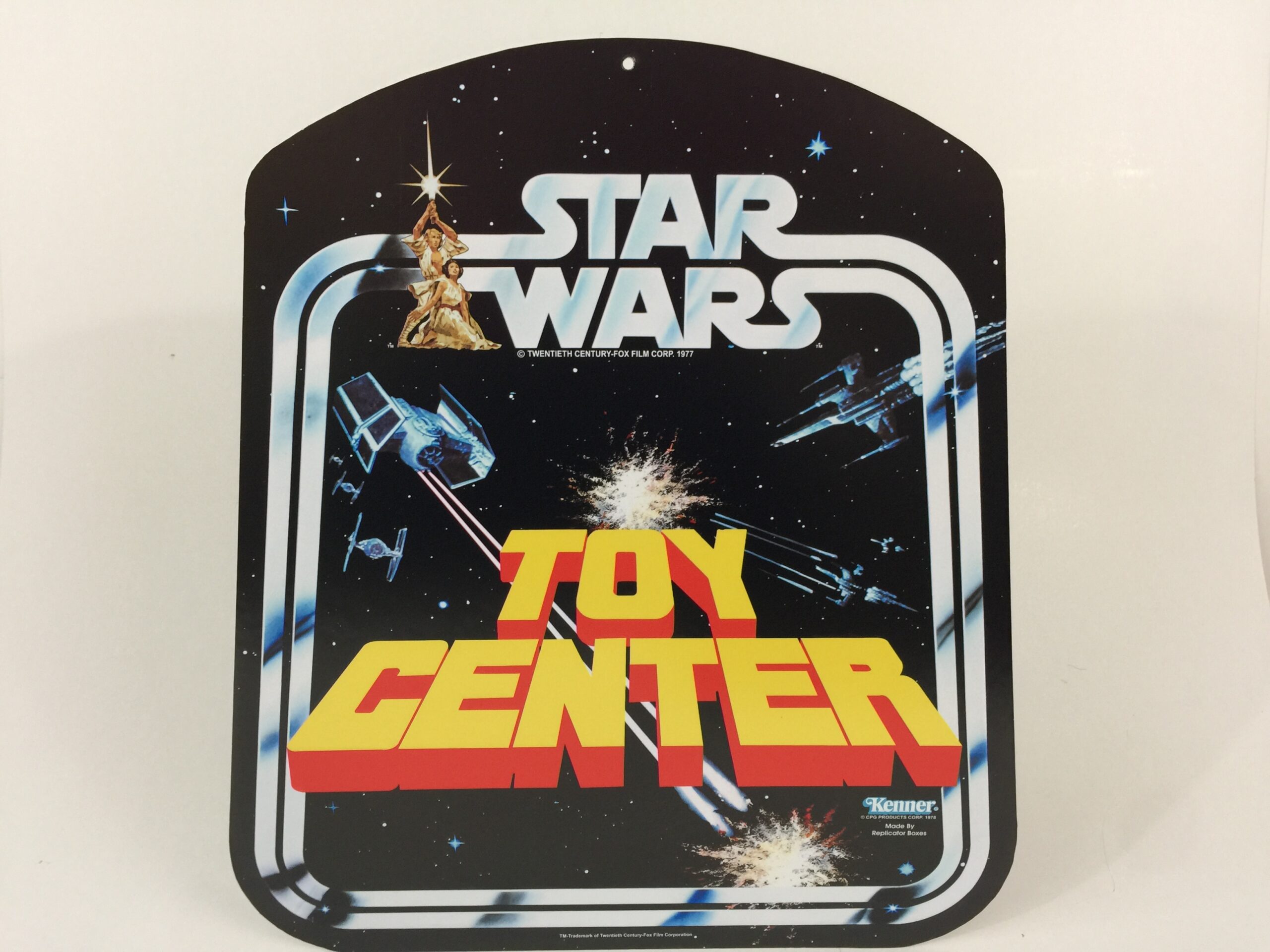 Replacement Vintage Star Wars Toy Center shop / store display double