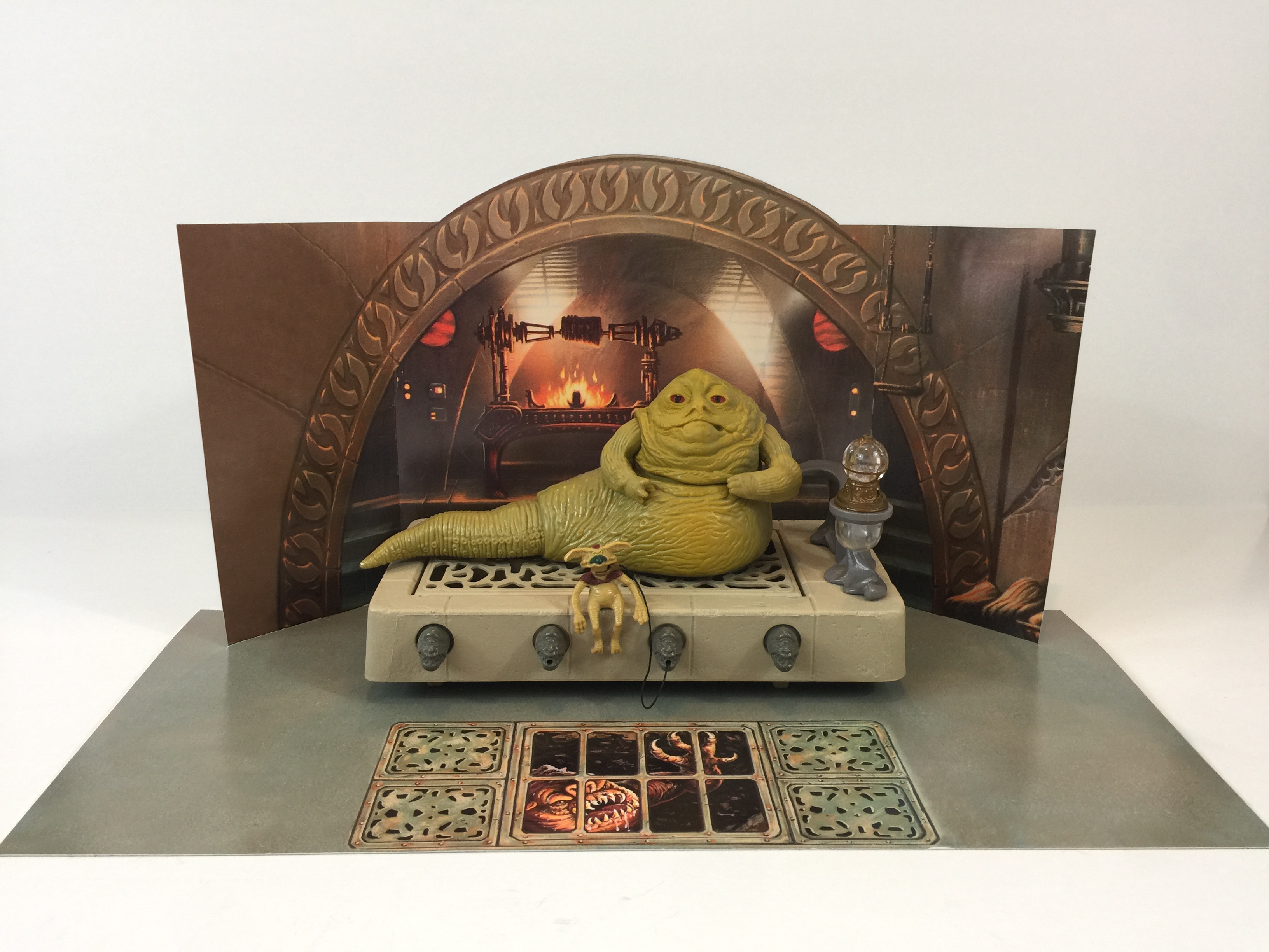 Custom Vintage Star Wars Jabba The Hutt Palace backdrop for diorama