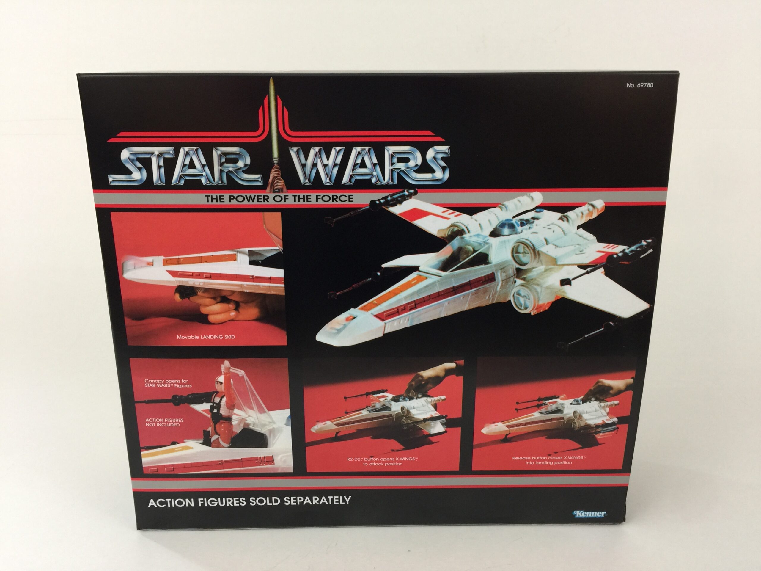 Custom Vintage Star Wars The Power Of The Force XWing box and inserts